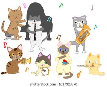 A cat's concert.
