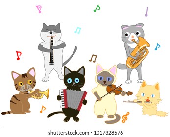 A cat's concert.
