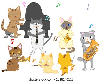 A cat's concert.
