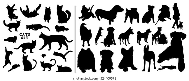 犬 猫 のイラスト素材 画像 ベクター画像 Shutterstock