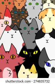cats face collection