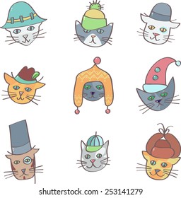 Cats in hats