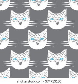 cats head animal pattern