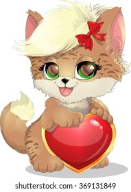 cats and heart