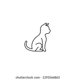 cats logo vector illustration template