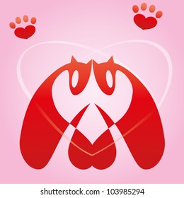 Cats in love