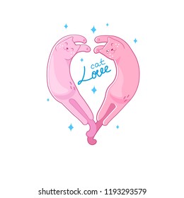 Cats in love