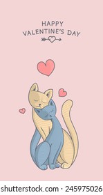 cats in love