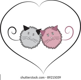 Cats in love