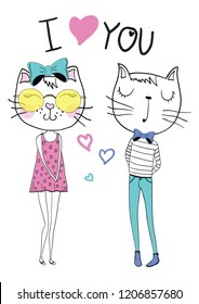 cats love print