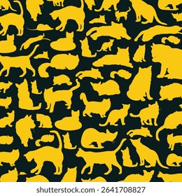 Cats luxury trendy applicable design ravishing abstract vector illustration artwork.eps