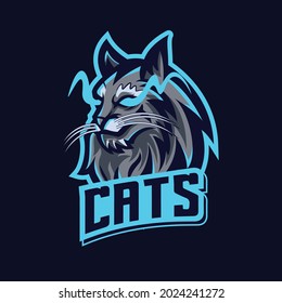 Cats Mascots Character logo esports