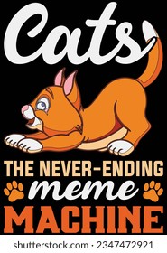 Cats The Never-Ending Meme Machine eps cut file for cutting machine