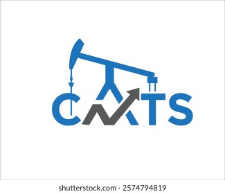 cats oil mining pump business logo designs simple modern for business logo