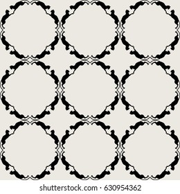 Cats pattern. Seamless pattern with silhouettes of animals.