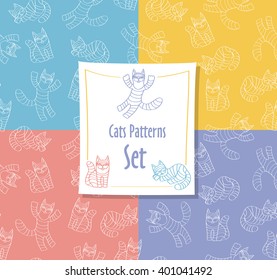 Cats Patterns Set