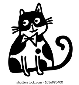 Cats. Pets. Animals. Vector graphic art for design.
