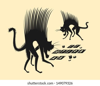 Cats are playing poker