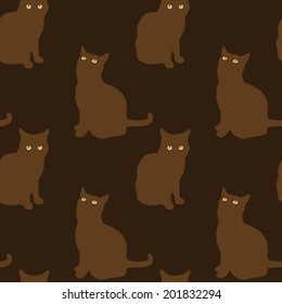 Cats Seamless Pattern