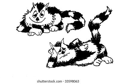 cats serial 1 vector