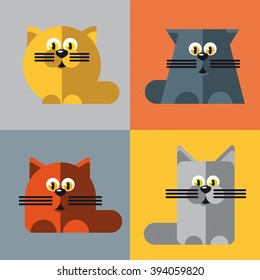 Cats In The Style Of Andy Warhol