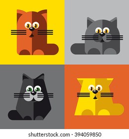 Cats In The Style Of Andy Warhol