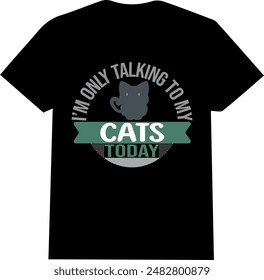 cats t shirt for men and women | typography t shirt for cat lover 