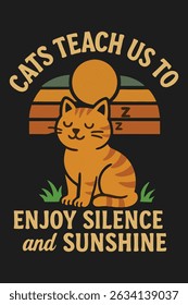 Cats Teach Us to Cat Vector Design