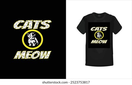 Cats T-shirt Design, Mom Cats T-shirt Design,cats Lover T-shirt Design