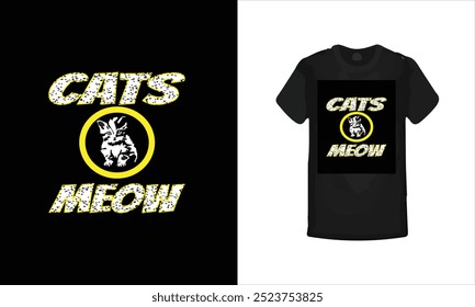 Cats T-shirt Design, Mom Cats T-shirt Design,cats Lover T-shirt Design