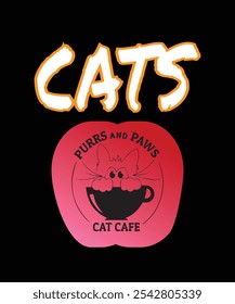 cats t-shirt design, cats mom,t-shirt design,