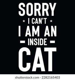 Cats typographic tshirt design vector design