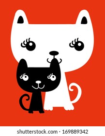 cats vector