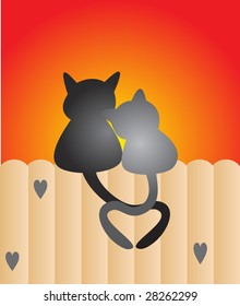 cats vector