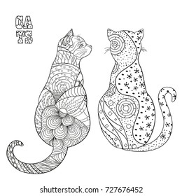 Mandala Cats Images Stock Photos Vectors Shutterstock