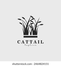 Cattail Logo Vektorillustration Design