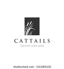 cattails / reed logo designs inspirations