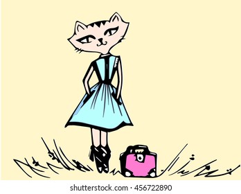 Catti.Cat dress.Models