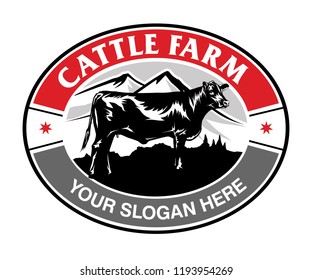 Cattle Farm Logo Design