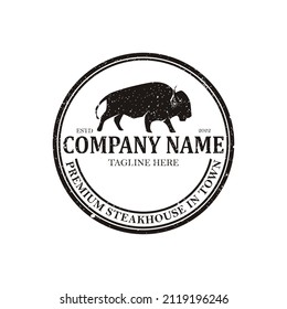 cattle farm vintage logo design inspiration