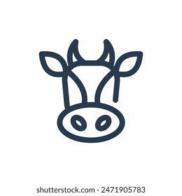 Cattle Ranching and Management Vector Icon Illustration