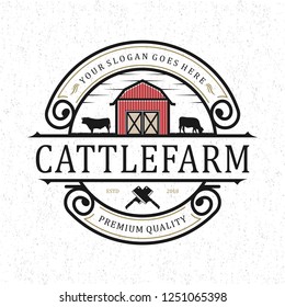 Cattlefarm logo vintage