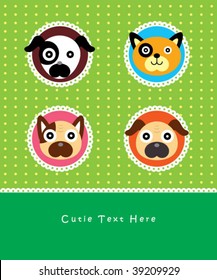 catty and doggy card
