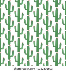 Catus flower pattern fashion texture backround