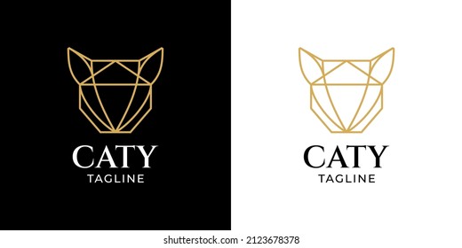 Caty Head Logo Monoline Style