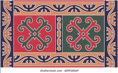 Caucasian ornaments