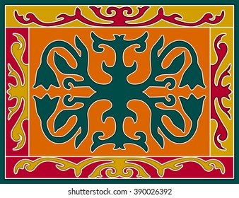 Caucasian traditional ornament.  
Vector Illustration.