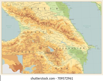 Highly detailed Armenia map with flag, capital and small map of the world  25756301 Vector Art at Vecteezy