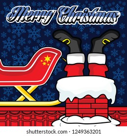 caught santa on chimney