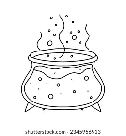 Cauldron and boiled potion